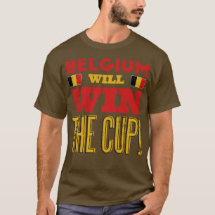 T-shirt La Belgique gagnera la Coupe