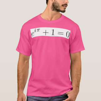 T-shirt La belle équation Eulerx27s Identité