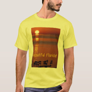 T-shirt La belle Floride ! coucher du soleil au-dessus de
