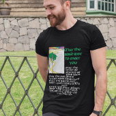 T-SHIRT LA BÉNÉDICTION IRLANDAISE PEUT-ÊTRE LA ROUTE MONTE