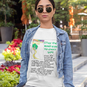 T-SHIRT LA BÉNÉDICTION IRLANDAISE POURRAIT MONTER POUR VOU