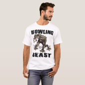 T-shirt La bête de bowling (Devant entier)