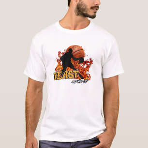 T-shirt La bête de feu légendaire du basket-ball