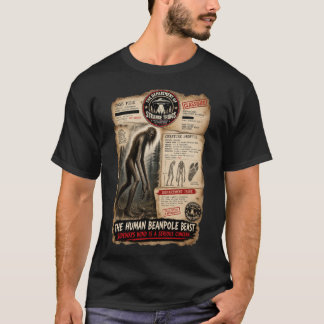 T-shirt La Bête humaine en échalas — Créature cryptide