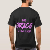 T-shirt La bible chrétienne sa grâce suffit (Dos)