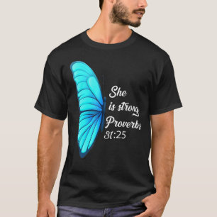 T-shirt La Bible Chrétienne Verse Elle Est Proverbes Forts