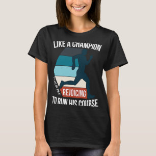 T-shirt La Bible Chrétienne Verse Exécuter Sa Citation Cou