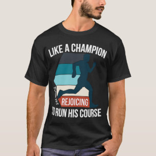 T-shirt La Bible Chrétienne Verse Exécuter Sa Citation Cou