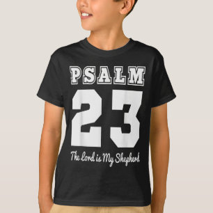 T-shirt La Bible chrétienne Verse Psaume 23 Le Seigneur Es