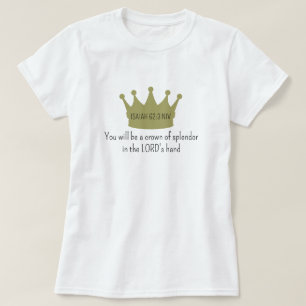 T-shirt La Bible de la Couronne contre la foi chrétienne O