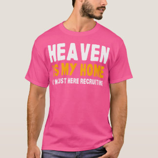 T-shirt La Bible Le Ciel Est Mon Domicile Christian Jésus 