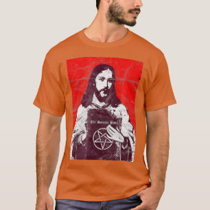 T-shirt La Bible Satanique Jésus - Métal de Mort athée 666