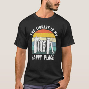 T-shirt La Bibliothèque Est Mon Bon Lieu De Lecture Du Liv