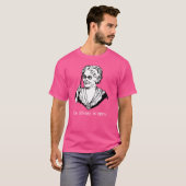 T-shirt La bibliothèque est ouverte (Devant entier)