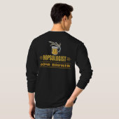 T-shirt La bière drôle (Dos entier)