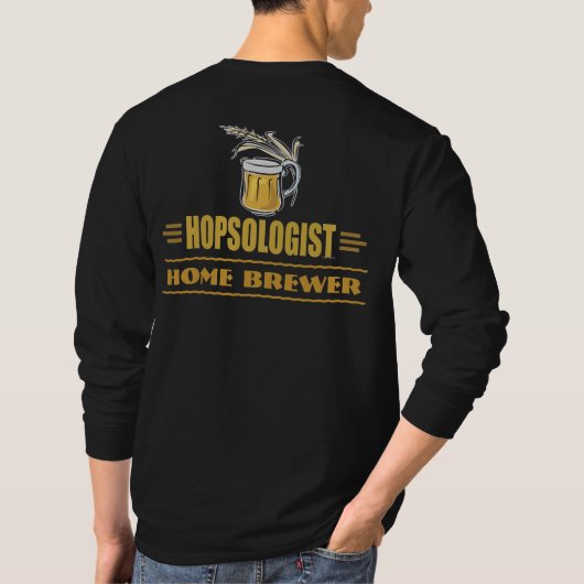 T-shirt La bière drôle (Dos)