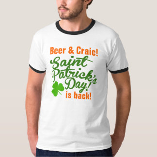 T-shirt La bière et le Jour de la Saint Patrick de Craic