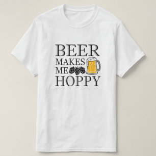 T-shirt La bière me fait la chemise des hommes drôles de