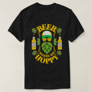 T-shirt 'La bière me rend joyeux'