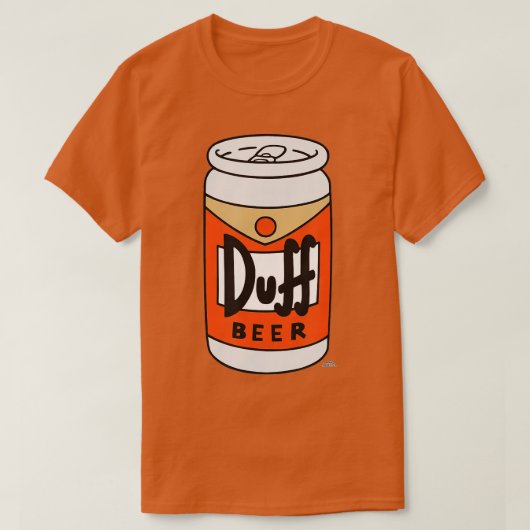T-shirt La bière Simpsons Duff (Design devant)
