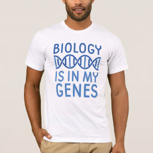 T-shirt La biologie est dans mes gènes