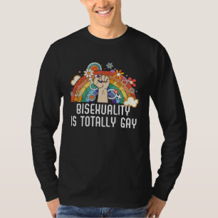 T-shirt La bisexualité est totalement la fierté de la plui