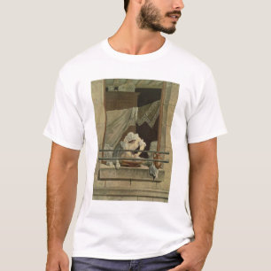 T-shirt La blanchisseuse, gravée par J. Laurent Julien (c