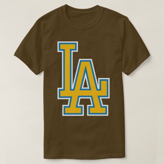 T-shirt LA Bleu clair (Design devant)