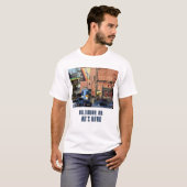 T-shirt La boîte bleue arrive (Devant entier)