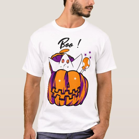 T-shirt La Boo de Halloween (Devant)