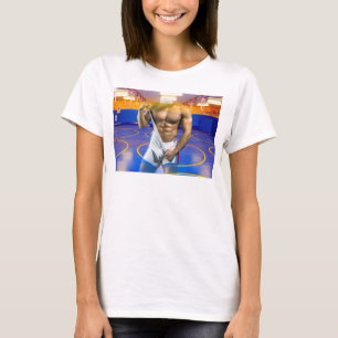 T-shirt La bosse musculaire de l'homme musclé de SlipperyJ