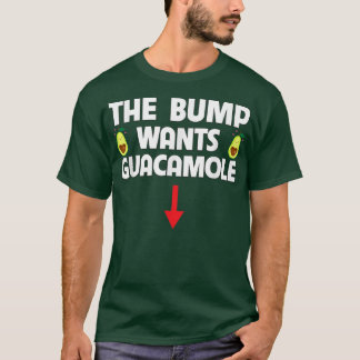 T-shirt La bosse veut la cuisine Guacamole Avocado Craving