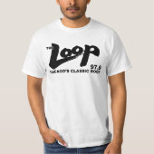 T-shirt La boucle 97,9 FM Chicago's Classic Rock (Devant)