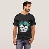 T-shirt La Boxe D'Empreinte Est Comme La Boxe Des Ciseaux (Devant entier)