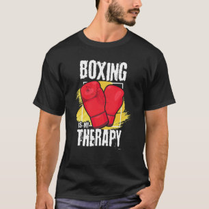 T-shirt La boxe est ma thérapie  boxe athlète