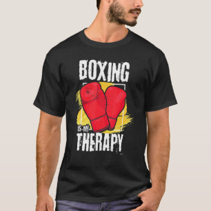 T-shirt La boxe est mon athlète de boîte thérapeutique