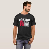 T-shirt la boxe parle de la famine la boxe cite drôle (Devant entier)