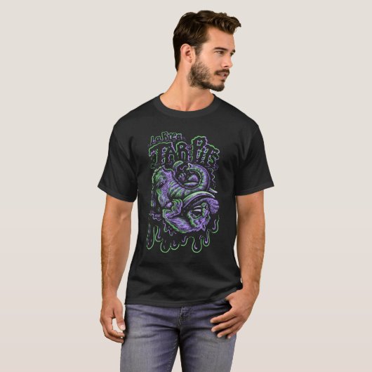 T-shirt La Brea Tar Pits Mammoth vs Saber Tooth 770 (Devant entier)