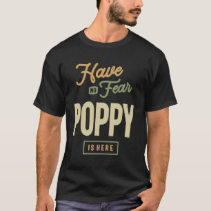 T-shirt La brigade des superhéros du pavot - Papa et grand