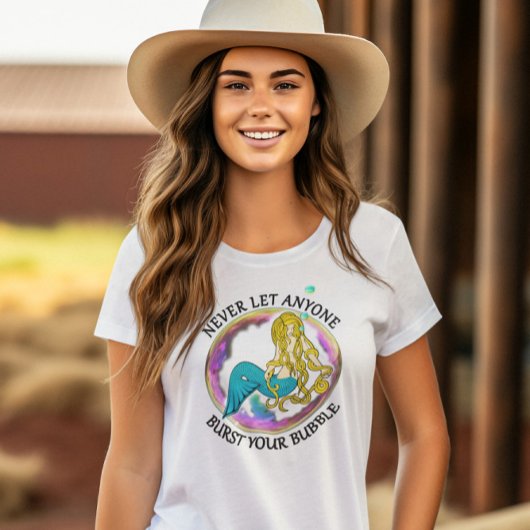 T-shirt La bulle de la sirène éclate