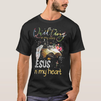 T-shirt La Caille Est Dans Mes Veines Jésus Est Dans Mon C
