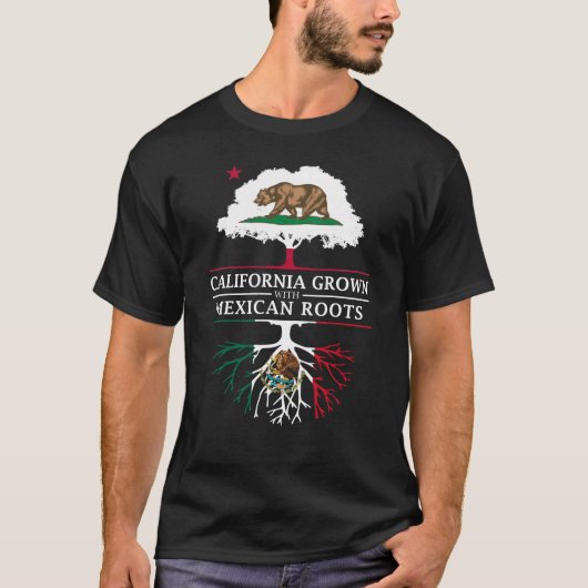 T-shirt La Californie développée avec les racines (Devant)