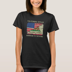 T-shirt La Californie Est Devenue Américaine À L'Os Home S