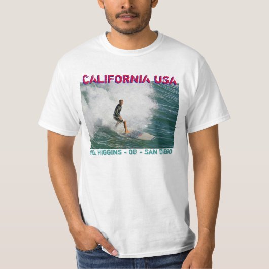 T-SHIRT LA CALIFORNIE ETATS-UNIS (Devant)