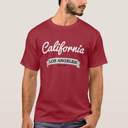 T-shirt La Californie Los Angeles (Devant)