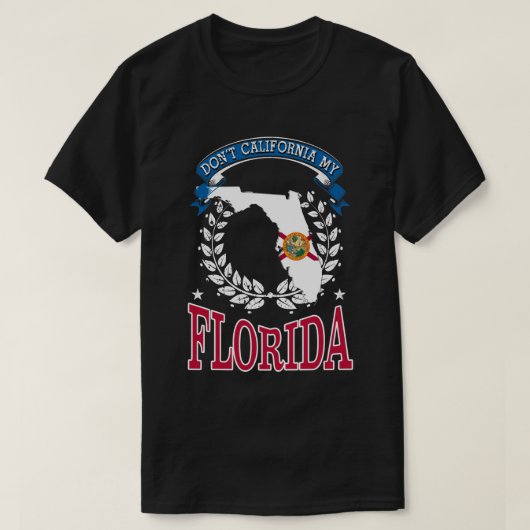T-shirt La Californie, ma Floride (Design devant)