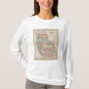 T-shirt La Californie, Orégon, Washington, Utah, Nouveau