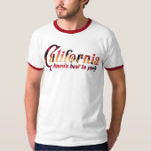 T-shirt La Californie sait Party (Devant)