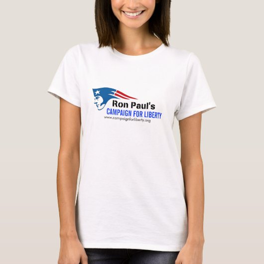 T-shirt La campagne de Ron Paul pour la révolution de (Devant)