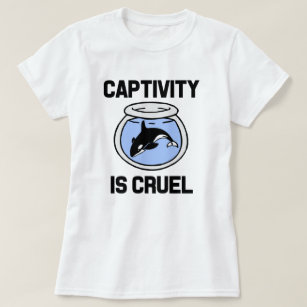 T-shirt La captivité est la chemise des femmes cruelles